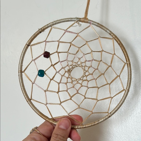 3/$10 🏷️ *LAST CHANCE!* Handcrafted Dreamcatcher with Beads and Feathers - Picture 5 of 6